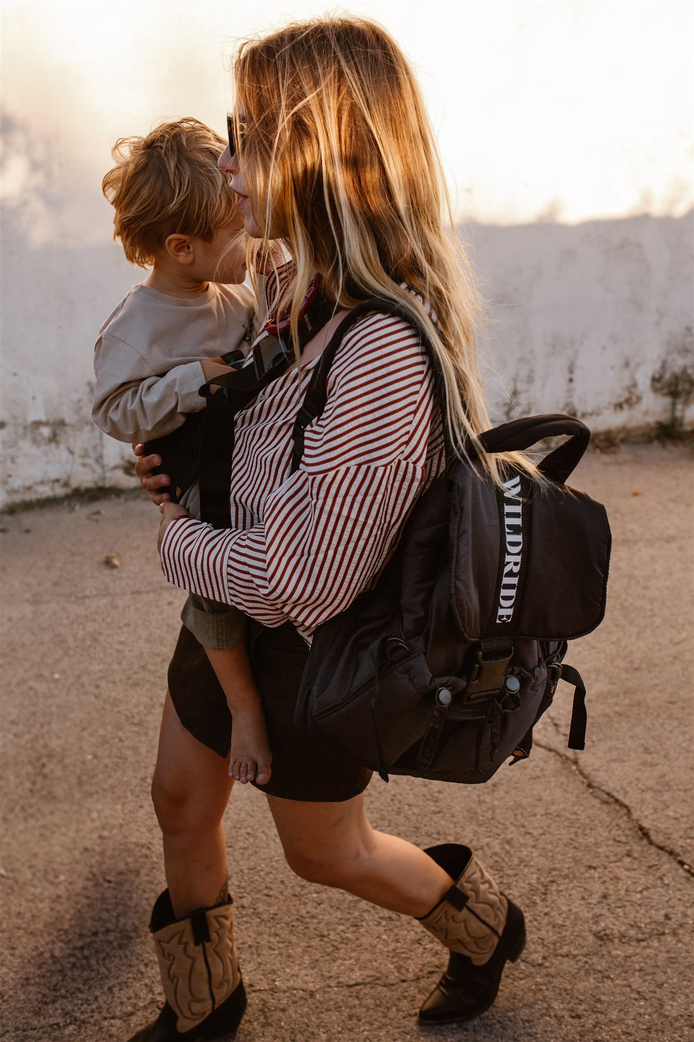 Mom Backpack Black