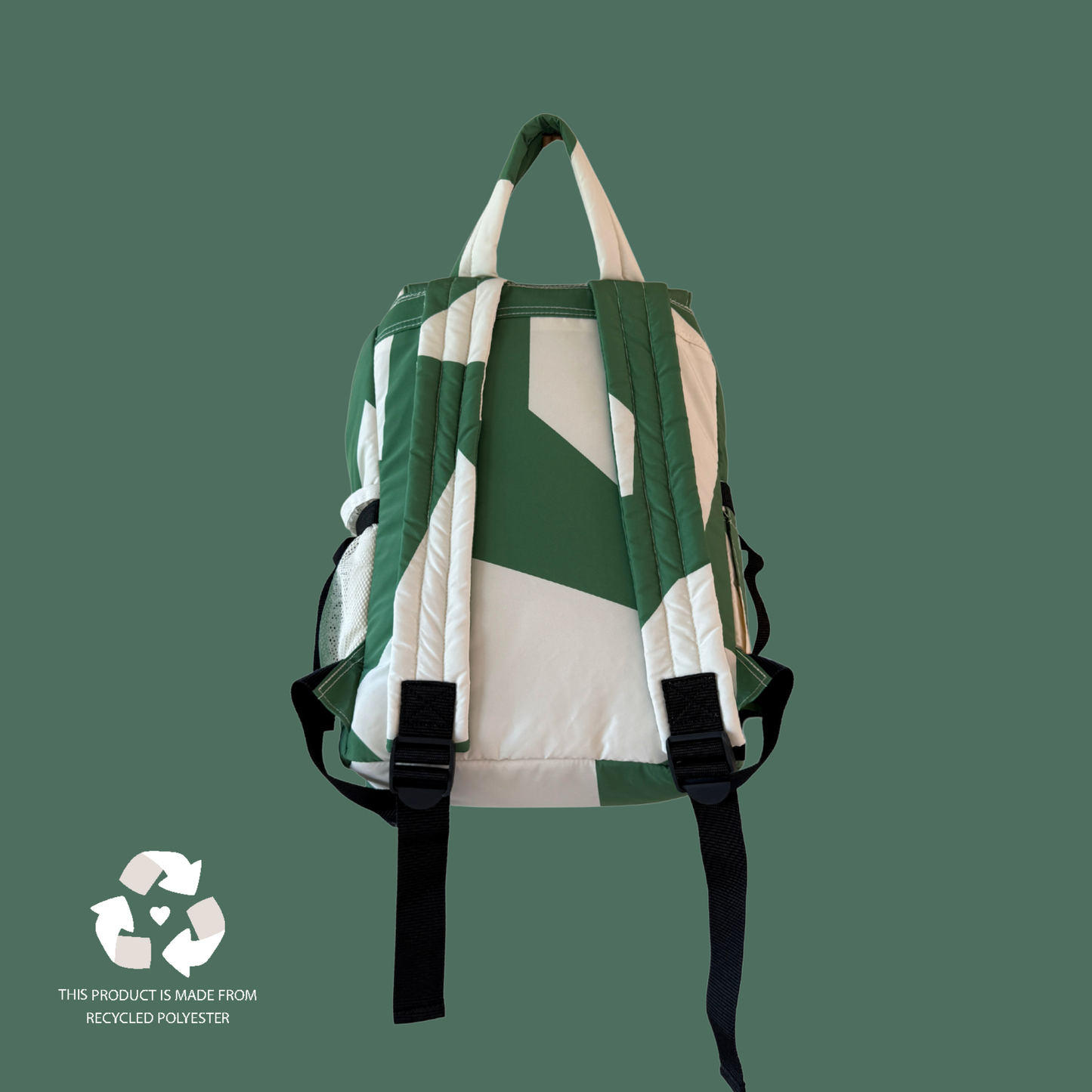 Mom Backpack Green Graphic