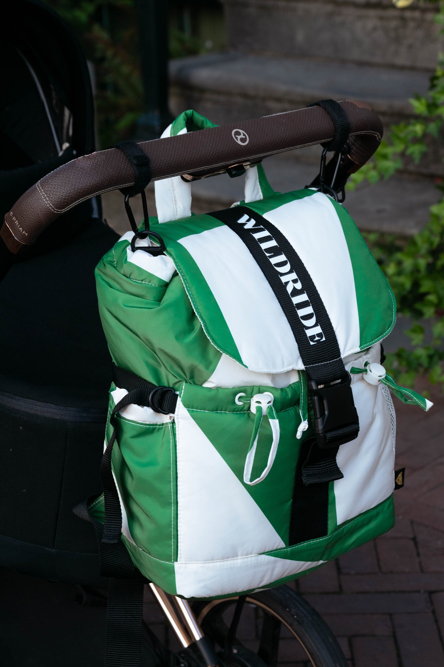 Mom Backpack Green Graphic